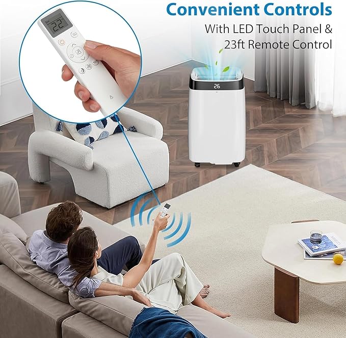 Portable Air Conditioners 10000 BTU, Remote Control AC