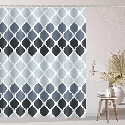 Textured Clarisse Shower Curtain Creative Home Ideas Modern Bathroom Shower Curtains Waterproof Fabric Machine Washable Shower Curtain 60 x 72 Inches