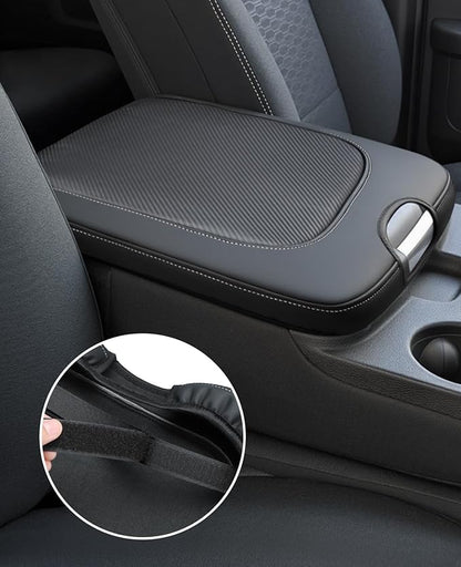 INTGET Center Console Cover for 2013-2018 Dodge Ram 1500 2500 3500 & 2013-2026 Ram 1500 Classic/2500/3500 Accessories Interior Middle Armrest Arm Rest Cushion Protector(Fit for Jump Seat Console)
