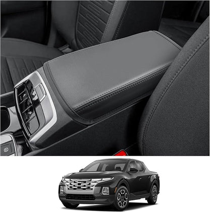 CDEFG Compatible with 2024 Hyundai Santa Cruz Tucson Center Console Cover for 2022-2024 Santa Cruz Accessories Armrest Cover Tucson Middle Console Pad Arm Rest Cushion