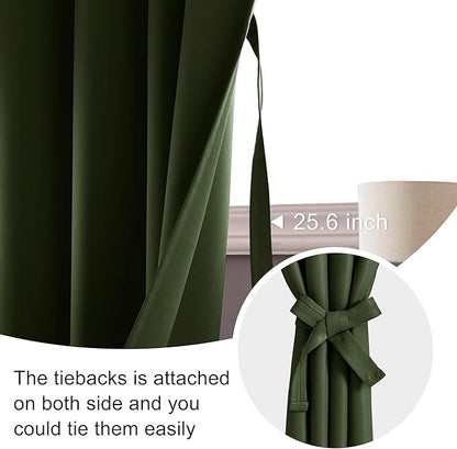 JIUZHEN Christmas Blackout Curtains