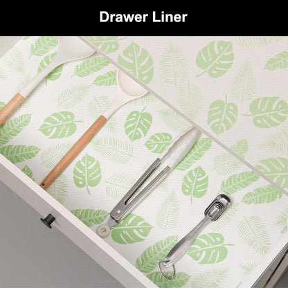 Cooyes Shelf Liner – Premium Non-Adhesive Cabinet & Drawer Liner for Kitchen – Waterproof Shelf Paper with Modern Pattern – Durable EVA Cabinet Mat – Easy to Cut (11.8" W x 360" L)