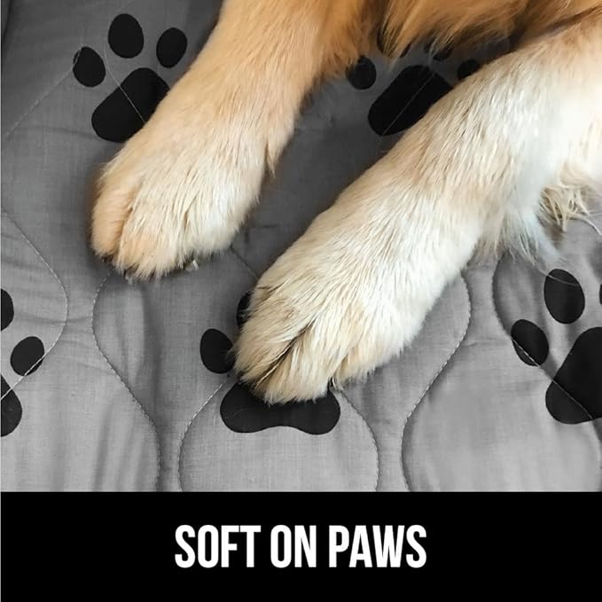 GORILLA GRIP Washable Puppy Pads, 40x26 Pack of 2, Slip Resistant Dog Crate Mat, Waterproof Cloth Pee Pad for Training Puppies in Playpen, Reusable Pet Incontinence Blanket, Protects Sofa, Furniture