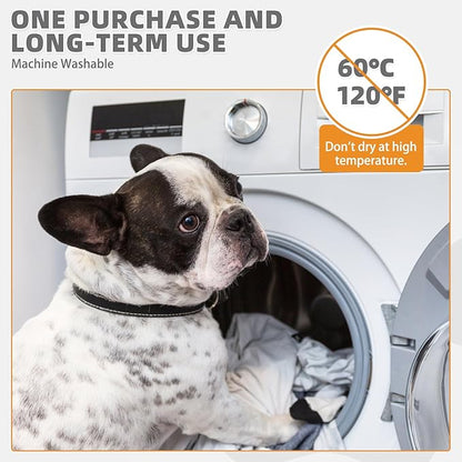 KOOLTAIL Washable Pee Pads for Dogs,2 Pack Super Absorbent Reusable Puppy Training Pads Waterproof, Nonslip and Leak-Proof Dog Pee Pads, Large Pet Mats Whelping Pads for Floor, Crate, Couch 24*36"