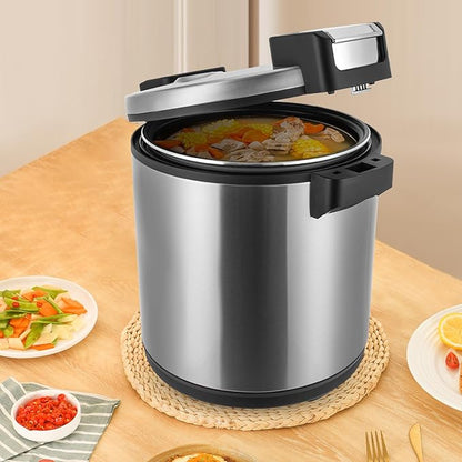 Commercial Electric Rice Warmer, Stainless Steel Rice Warmer Heavy Duty 6Gal