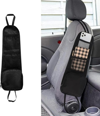 Car Seat Storage Hanging Bag, Multi-Pocket Seat Side Organizer, Car Multifunctional Storage Mesh Net Pocket Can Hold Mobile Phone, Wallet, Glasses, Universal Car Accessories for Car (1PCS)
