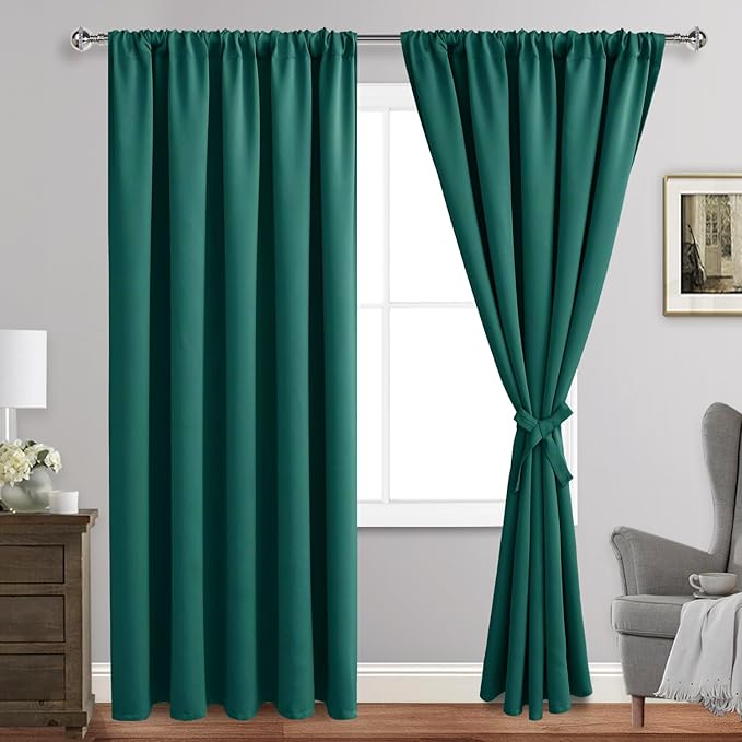 JIUZHEN Christmas Blackout Curtains