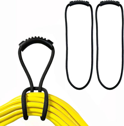 Extension Cord Storage Straps,2 Pack 16 inch Portable with Carrying Handle fit Vacuum Hose Holder, Shop Storage,Water Hose Organizer for your Home, Garage