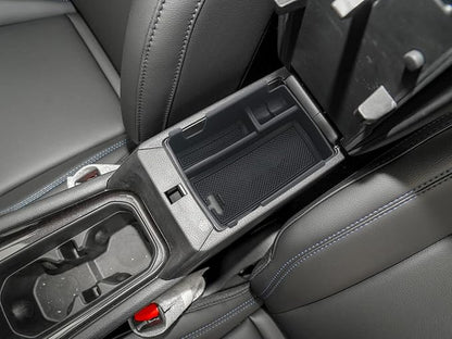 YOCTM Center Console Tray Armrest Secondary Glove Storage Box Compatible with Jeep Compass 2022 2023 2024 2025 Black Interior Accessories Center Console Organizer (Armrest Box)