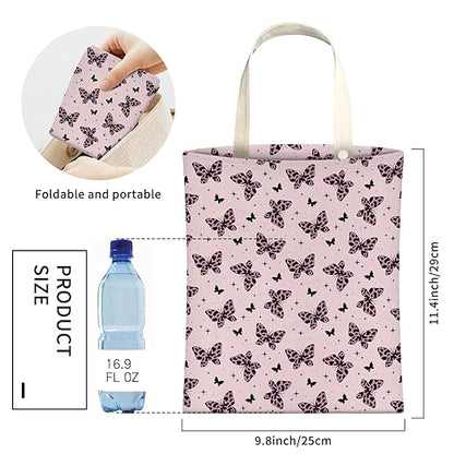 Cute Car Trash Can, Hanging Canvas Car Back Seat Organizer and Storage Bag, Funny Car Trash Bag For Travelling, Outdoor Cute Purple Butterfly leopard