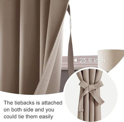 JIUZHEN Blackout Curtains for Bedroom