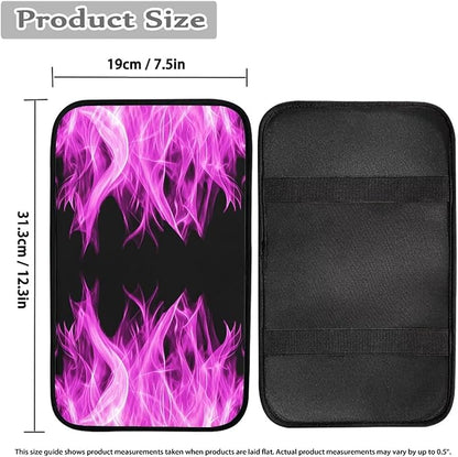Auto Center Console Pad Fire Car Armrest Cushion Covers, Protect from Pet Claws, Dirt, and Sticky Fingers