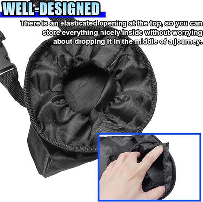 2PCS Hanging Car Garbage Bag for Back Seat - Universal Detachable Trash Bag Car Garbage Can with Elastic Opening, Washable Auto Trash Can Storage Bags for Outdoor Traveling & Home Use (2PCS)
