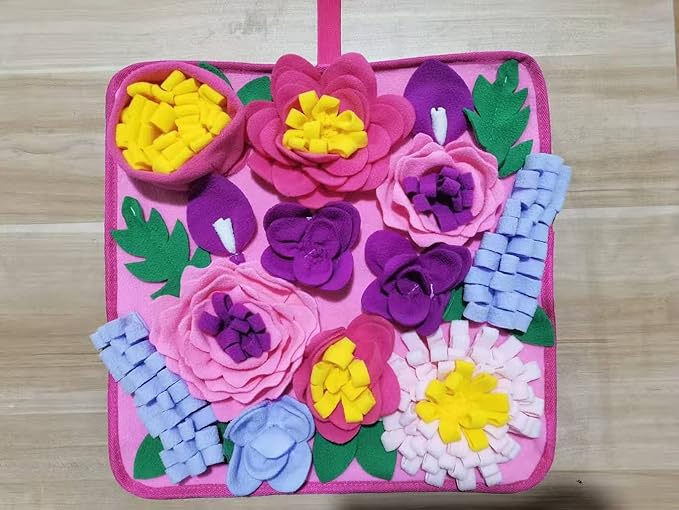 Snuffle Mat for Dogs, AMIR Dog Snuffle Mat, Slow Feeding Sniff Mat for Dogs Encourages Foraging Skills, Reduces Stress, and Aids in Training