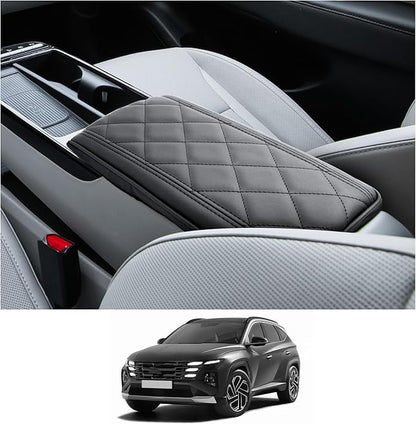 CDEFG Compatible with 2025 2026 Hyundai Tucson Limited Center Console Cover for 2025 2026 Tucson Limited/ 2025 2026 Tucson Hybrid Accessories Armrest Cover Middle Console Arm Rest Pad