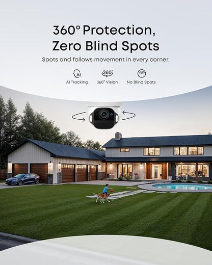 eufy Security SoloCam E42 4-Cam Kit, 4K Security Camera Wireless Outdoor