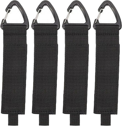 Extension Cord Storage 4 Pieces Heavy-Duty Workshop Organizer Extension Cord Wrap Holder with Triangular Buckle for Workshop Garage Maintenance Warehouse Utility Room Basement Shed Closet