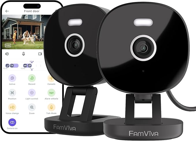 2K Security Camera Wired, Outdoor/Indoor