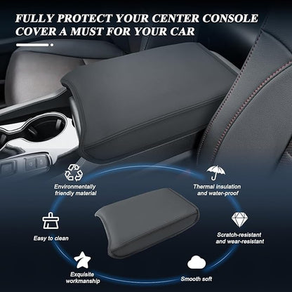 BIBIBO for 2026 Honda Passport Center Console Armrest Cover 2024 2025 2026 Honda Passport RTL/TrailSport Elite/TrailSport Arm Rest Cover 2026 Honda Passport Accessories 2026Passport (Black-Thin)