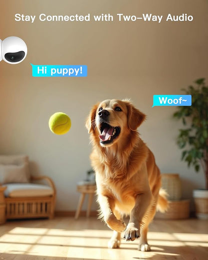 ARENTI 5G Indoor Security Camera 2 Pack, 4MP Pet Camera