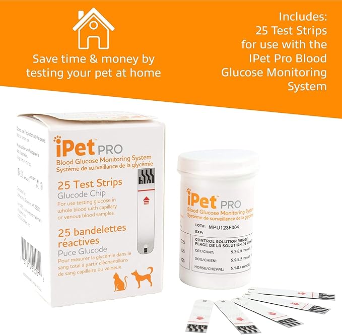 iPet PRO Blood Glucose Test Strips