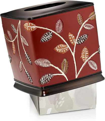 Resin Tissue Box Cover for Modern Home Decor - Minimalist Square Tissue Box Holder for Guest Room, Bedroom, Bathroom, Tabletop & Office - Durable and Aesthetic Tissue Holder, Aubury