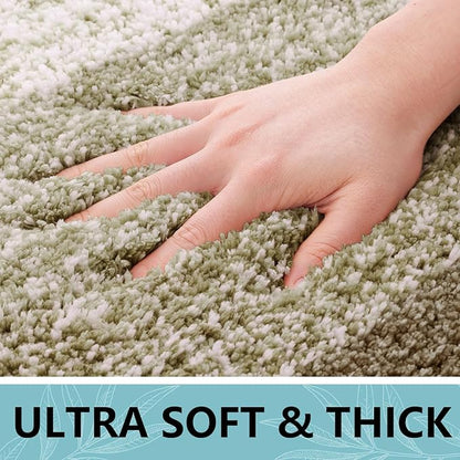 Arotive Microfiber Bathroom Rugs, Shaggy Soft and Absorbent Bath Rug, Non-Slip, Thick Plush Machine Washable Dry Bath Mats for Bathroom, Tub and Shower, 70x24, Coffee, Rectangular