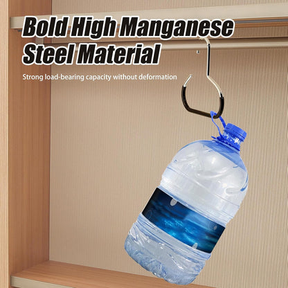 Maximize Closet Space with Versatile Storage, Hat Hangers for Closet, Hat Organizer, Multi-Functional Organizer Space Saving for Hats, Ties, Scarves, Delicate Fabrics (4pcs*Mix)