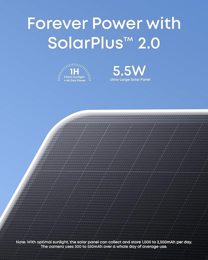 eufy Security eufyCam S4, 4K Solar Camera Wireless Outdoor, Triple Lens