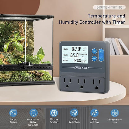 DIGITEN Reptile Temperature and Humidity Controller