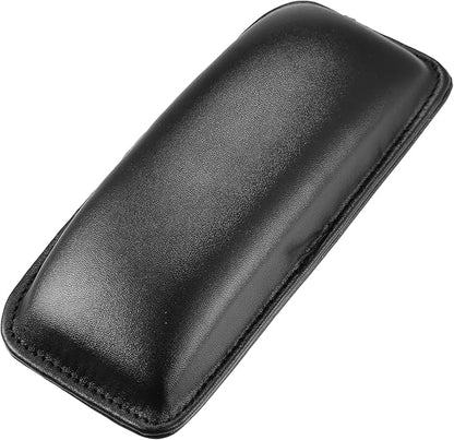 X AUTOHAUX Universal Car Center Console Knee Leg Elbow Cushion Pad Faux Leather Auto Armrest Knee Cover Support 18x8x3.2cm Black