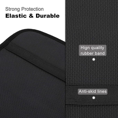 for Vintage Retro American Flag Black Car Center Console Armrest Cover Car Handrail Box Cushion Handrail Box Armrest Cushion Middle Consoles Protector for Most Car