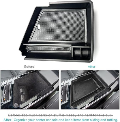 CDEFG 2023 2024 2025 Lyriq Center Console Organizer Tray for 2023-2025 Cadillac Lyriq Middle Console Armrest Tray Storage Box Coin Container 2023-2025 Lyriq Accessories