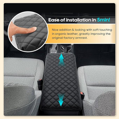 LFOTPP Armrest Cover for 2025-2026 Toyota Camry (LE/SE/XLE/XSE) Toyota Camry Accessories Center Console Cover Arm Rest Protector Middle Lid Pad Protector PU Leather, Anti-Scratch,Non-Slip