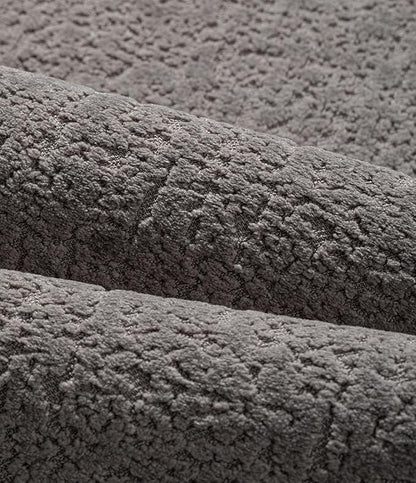chakme Bathroom Rugs Mat U-Shaped 24x17, Ultra Thin Non Slip Bath Mat Small Quick Dry Absorbent Bath Mat for Bathroom Floor, (Grey, U-24"x17")