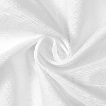 N&Y HOME Fabric Shower Curtain Liner 60 x 72 inches Bath Stall Size, Hotel Quality, Washable, Water Repellent, White Bathroom Curtains with Grommets, 60x72