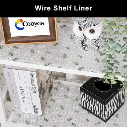 Cooyes Shelf Liner – Premium Non-Adhesive Cabinet & Drawer Liner for Kitchen – Waterproof Shelf Paper with Modern Pattern – Durable EVA Cabinet Mat – Easy to Cut (17.5" W x 197" L)