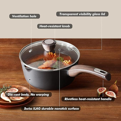 SENSARTE Nonstick Sauce Pan