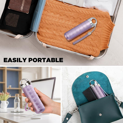Zannaki Metal Travel Pill Organizer, Portable Waterproof Weekly Pill Box, Large Aluminum Alloy Pill Case Container, BPA Free 7 Day Daily Medicine Organizer Holder for Vitamin, Fish Oil, Supplement