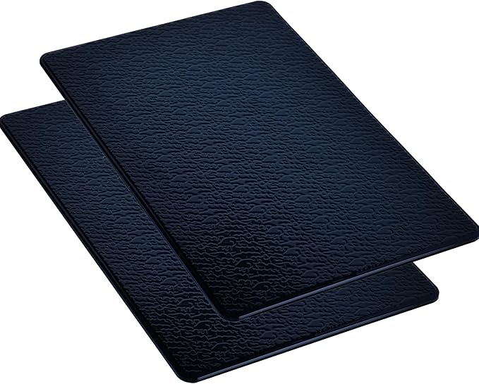 Non-Slip Car Dashboard Sticky Pad – Extra Thick 6.5"x4.5" MINI-FACTORY Fixate Gel Mat for Phones, Glasses, Keys – Anti-Slip Grip (2 Pack)
