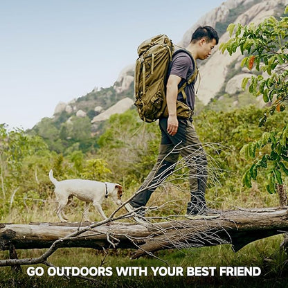 outask Inflatable Outdoor Dog Bed Waterproof,Portable Camping Cot for Large Dogs,Cooling Pet Bed with TPU Fabric Chew Proof Crate Bed Washable (Medium)
