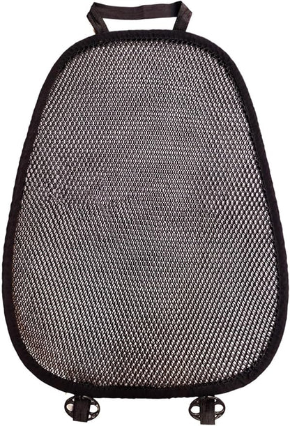 Summer Cool 3D Air Mesh Breathable Vented Car Seat Cushion Pad,Universal Auto Back Cooling Ventilated Seat Cover for Car SUV Truck Van Pickup for Driving Seat(Black, 1 Pack Back Cushion)