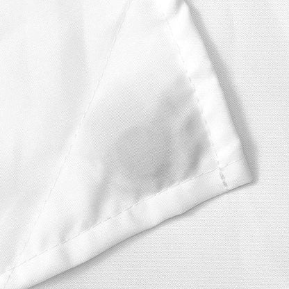 N&Y HOME 84 inch Extra Wide Fabric Shower Curtain or Liner, Hotel Quality, Washable, Water Repellent Bathroom Curtains with Grommets, White, 84x72 inches