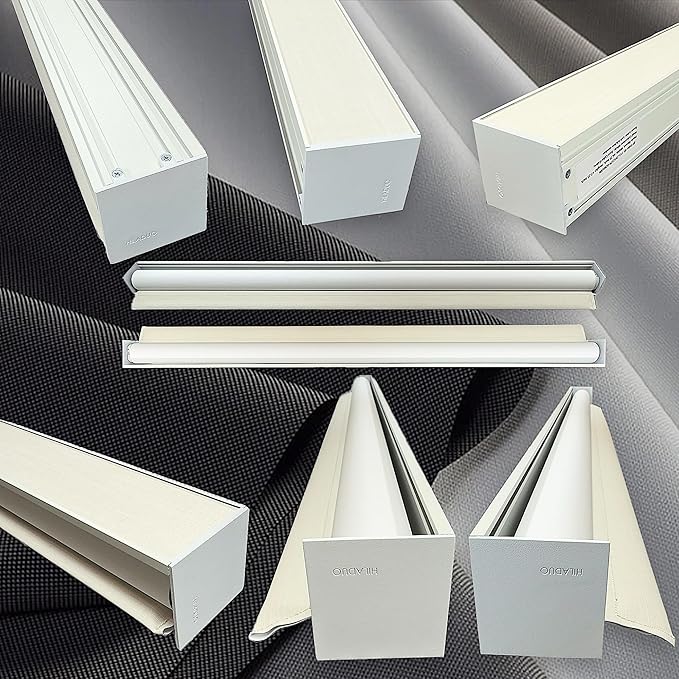 HILADUO Custom Motorized Light Filtering Roller Shades – Smart Electric Blinds