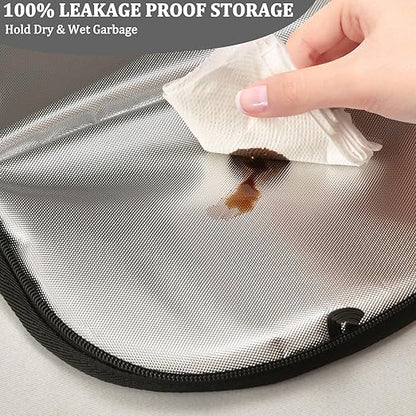 Banana Car Trash Can Cute Fruit Pink Car Garbage Bag with Lid Hanging Waterproof Leak Proof Vehicle Storage Bin