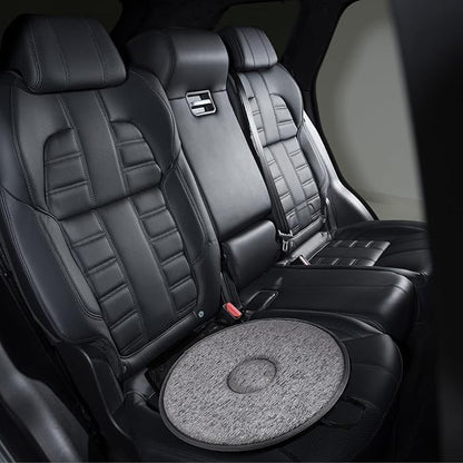 Cabilock 1PCS Rotating Car Seat Cushion Non Slip Swivel Cushion for Elderly Driver Ergonomic Auto Seat Pad 20.47X15.74 Inch Comfort Support for Vehicle