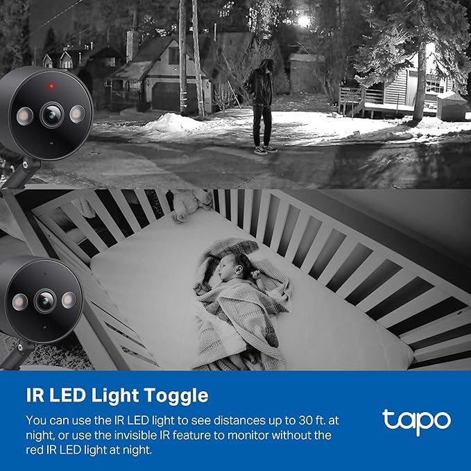 Tapo 2K+ Indoor/Outdoor Wired Security Camera