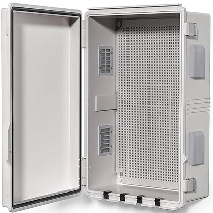 Electrical Junction Box, Ventilated Design, Cable Grommets, Indoor/Outdoor Use