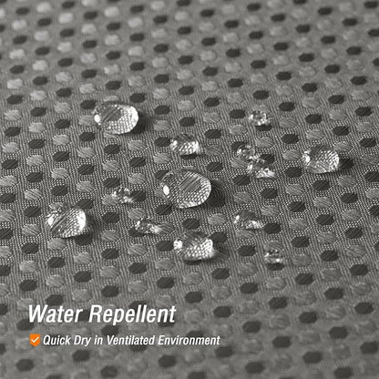 Gibelle Long Shower Curtain 72 x 78, Tall Waffle Weave Textured Fabric Shower Curtain for Bathroom, Water Repellent, Machine Washable, Grey