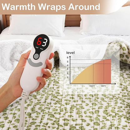 Electric Heated Blanket Full Size 72"×84"